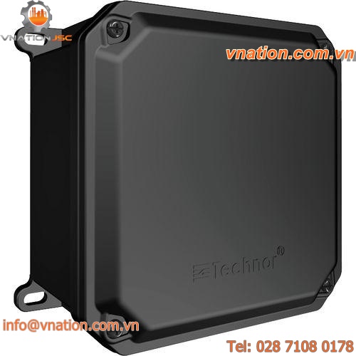 wall-mounted terminal box / glass reinforced polyester / explosion-proof / waterproof