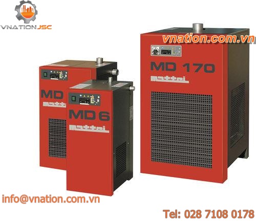 refrigerated compressed air dryer / compact