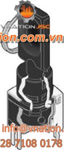 key lock switch / single-pole / subminiature / PCB