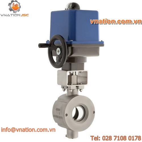 ball valve / regulating / dome / stainless steel