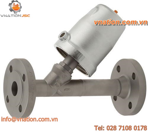 pneumatic valve / seat / stainless steel / for aggressive media