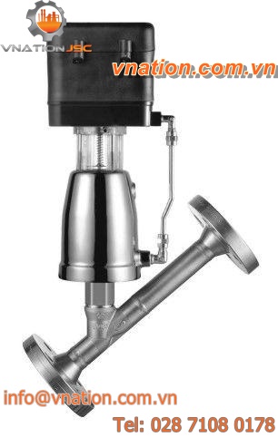 pneumatic valve / regulating / flange / compact