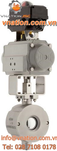 ball valve / pneumatic / isolation / for slurry