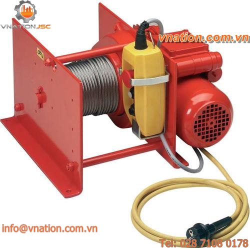 electric winch / gear / pulling / compact