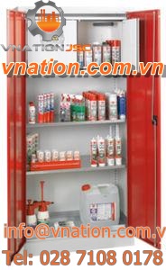 security cabinet / free-standing / with compartments / double-door