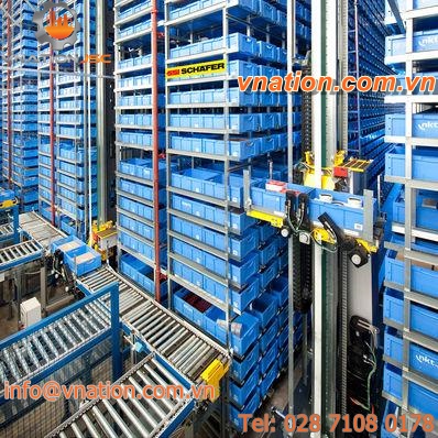 mini stacker crane / automatic / for warehouses