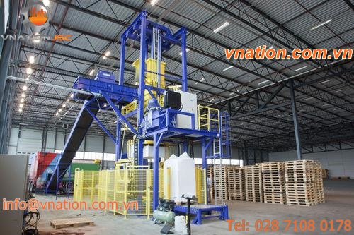 vertical baling press / top-loading / channel / compact