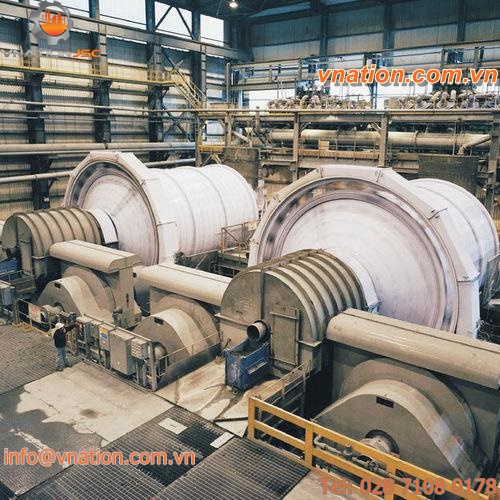 ball mill / for mineral ore / horizontal