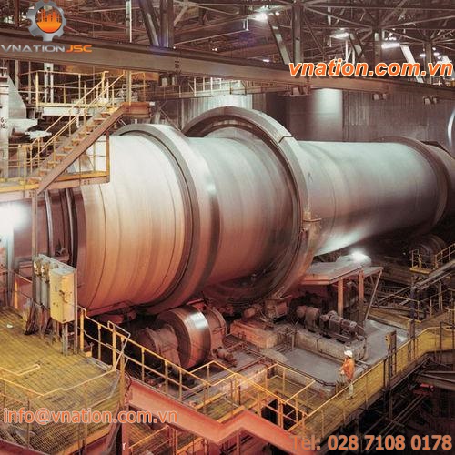 heating furnace / gas-fired / rotating