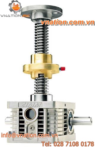 worm gear screw jack / cubic / rotating screw / trapezoidal screw