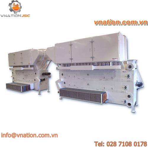 cooler dryer / fluidized bed / for the food industry / compact