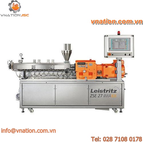 compounding extruder / twin-screw / laboratory