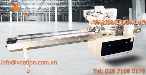 flow wrapper bagging machine / H-FFS / automatic / for food products