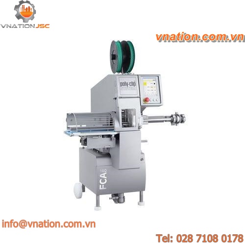 automatic clipping machine / for sausage / for the food industry