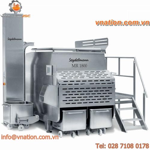 batch mixer / paddle / for the food industry / twin-shaft