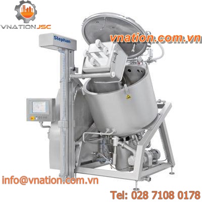 batch mixer / for the food industry / steam/water / high-speed
