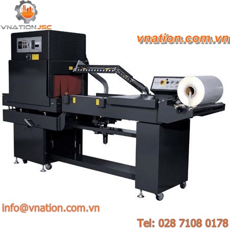 shrink wrapping machine with shrink tunnel / for food products / for multiple applications