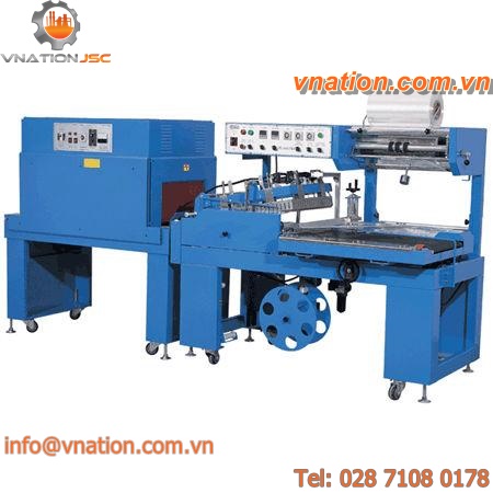 fully-automatic shrink wrapping machine / with shrink tunnel