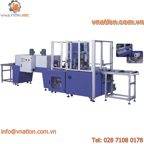 fully-automatic shrink wrapping machine / high-speed / with shrink tunnel