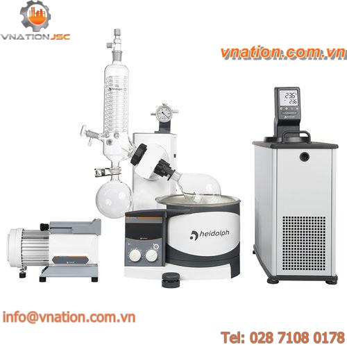 vacuum evaporator / rotary / laboratory / for solvents